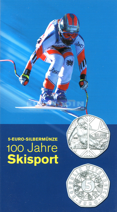 Австрия 5 евро 2005 Лыжный спорт BU