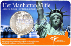 Нидерланды 5 евро 2009  о.Манхэттен