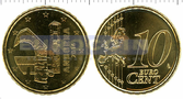 Андорра 10 центов 2014