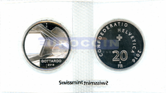 Швейцария 20 франков 2016 Готтхарт
