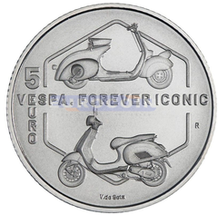 Италия 5 Евро 2026 Веспа
