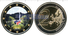 Финляндия 2 евро 2018 Финская сауна  (C)