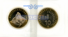 Швейцария 10 франков 2004 Маттерхорн