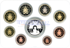 Ватикан набор евро 2017 PROOF (9 монет)