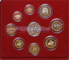 Монако набор евро 2004 PROOF (9 монет) 