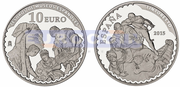 Испания 10 евро 2015 «Тинторетто»