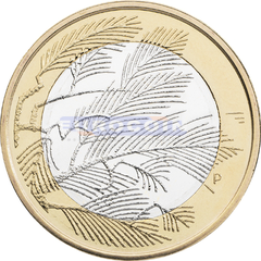 Финляндия 5 евро 2014 «Дикая природа» PROOF