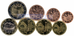Андорра набор евро 2014 UNC 