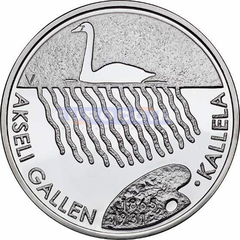 Финляндия 20 евро 2015 Аксели Галлен-Каллела