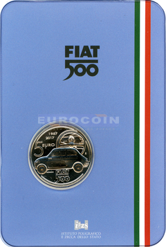 Италия 5 Евро 2017 ФИАТ 500