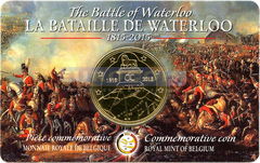 Бельгия 2,5 евро 2015 Ватерлоо BU
