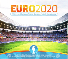 Словакия Набор Евро 2021 Футболл 2020 BU (8 монет)