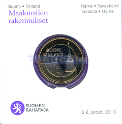 Финляндия 5 евро 2013 Хяме IX PROOF