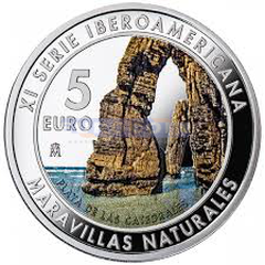 Испания 5 евро 2017 Природные красоты