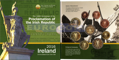 Ирландия набор евро 2016 BU (9 монет)