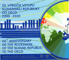 Словакия Набор Евро 2020 Словакия в ОЭСР BU (9 монет)