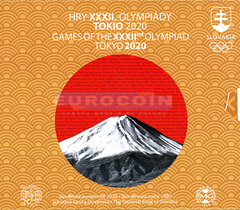 Словакия Набор Евро 2020 Токио BU (8 монет)