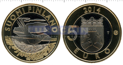 Финляндия 5 евро 2014 Карелия II