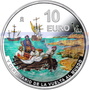 Испания 10 евро 2021 Кругосветное плавание III