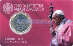 Ватикан 1 Евро 2023 BU