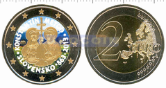 Словакия 2 евро 2013 Кирилл и Мефодий (C)
