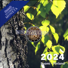 Финляндия 2 евро 2024 Выборы и демократия PROOF