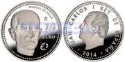 Испания 10 евро 2014 Мануэль де Фалья