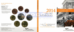 Нидерланды набор евро 2014 BU (8 монет) 