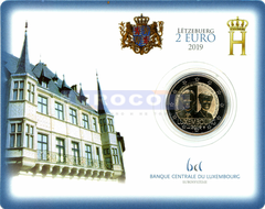 Люксембург 2 евро 2019 Герцогиня Шарлотта BU