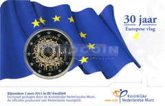 Нидерланды 2 евро 2015, 30 лет флагу BU
