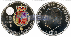 Испания 30 евро 2018 Филип VI