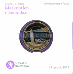 Финляндия 5 евро 2013 Аландские острова III PROOF