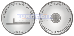 Португалия 7,5 евро 2019 Каррильо да Граса PROOF