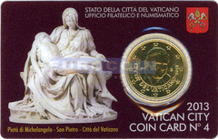 Ватикан 50 центов 2013 BU