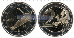 Финляндия 2 евро 2011, 200 лет банку