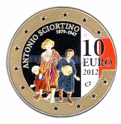 Мальта 10 евро 2012 Антонио Шортино (C)