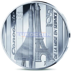 Франция 10 Евро 2026 Конкорд