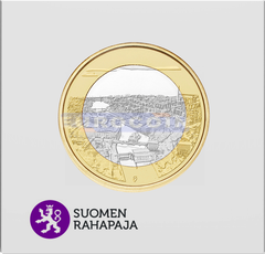 Финляндия 5 евро 2018 Ландшафты Таммеркоски PROOF