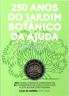 Португалия 2 евро 2018 Ботанический сад BU
