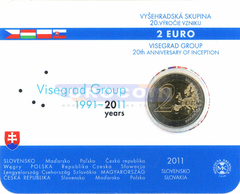 Словакия 2 евро 2011 Вишеград BU