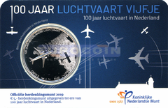 Нидерланды 5 евро 2019 Авиация