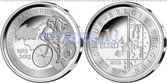 Бельгия 10 евро 2013, 100 лет Туру Фландрии