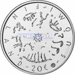 Финляндия 20 евро 2014 Грамотность