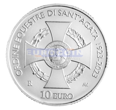 Сан Марино 10 Евро 2023 Святая Агата