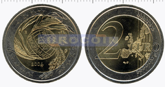 Италия 2 евро 2004 ФАО
