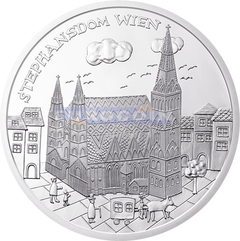 Австрия 10 евро 2015 Вена PROOF