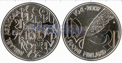 Финляндия 10 евро 2007 М.Агриколa BU