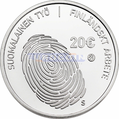 Финляндия 20 евро 2016 Финская работа