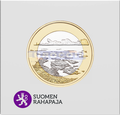 Финляндия 5 евро 2018 Архипелаговое море PROOF