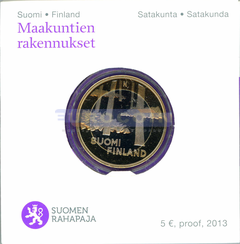 Финляндия 5 евро 2013 Сатакунта IV PROOF